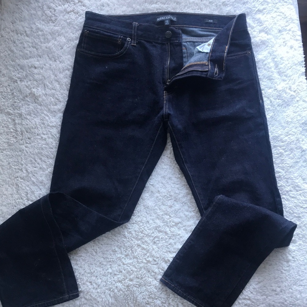 JCrew Mercantile Jeans side 31x32 slim fit